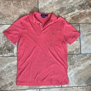 Men’s Coral Custom Slim Fit Polo Ralph Lauren